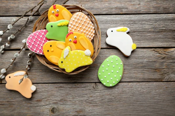 Biscoitos de Páscoa coloridos — Fotografia de Stock
