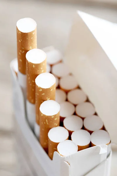 Tabak sigaretten in pack — Stockfoto