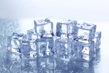 heap of Ice cubes  clipart