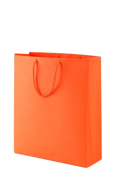 Borsa shopping arancione — Foto Stock