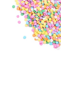 Renkli sprinkles yığını 