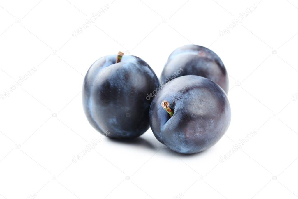 Tasty and ripe plums