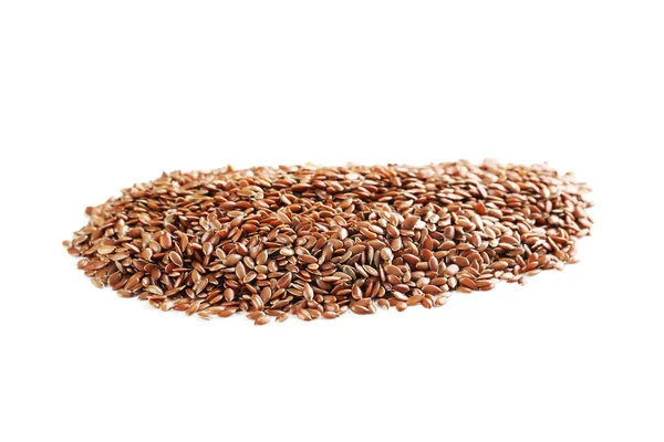 Punhado de sementes de linho — Fotografia de Stock