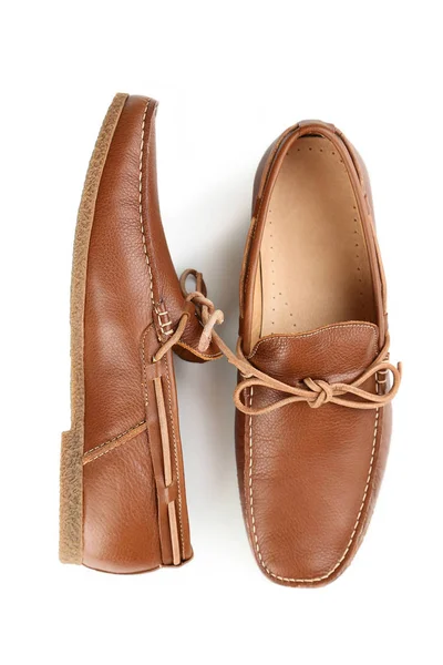 Fashion brown shoes — Stock Photo, Image