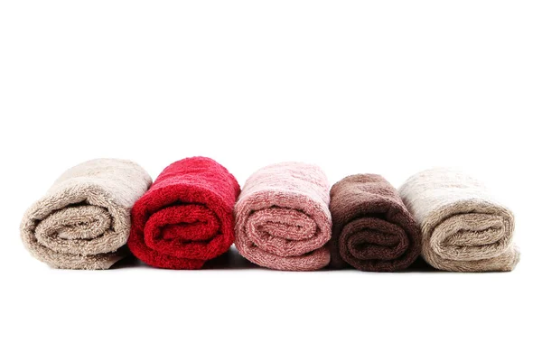 Nieuwe kleurrijke handdoeken — Stockfoto