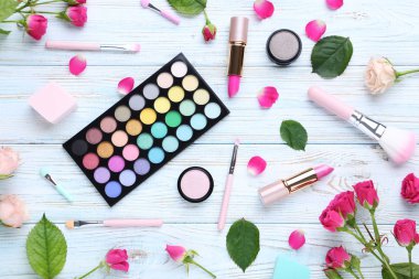 Farklı makyaj kozmetik 