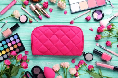 Farklı makyaj kozmetik 