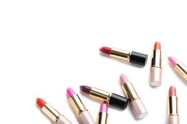 Fashionable Colorful lipsticks clipart