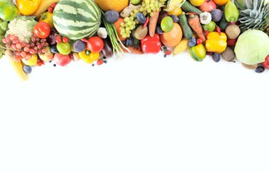 Olgunlaşmış meyve ve sebzeler 