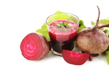 Taze pancar suyu cam