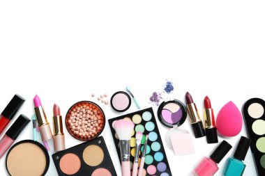 Different makeup cosmetics clipart