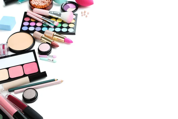 Verschillende make-up cosmetica — Stockfoto