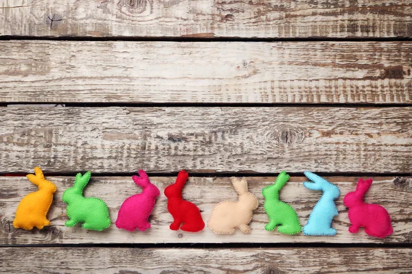 Conigli pasquali fatti a mano — Foto Stock