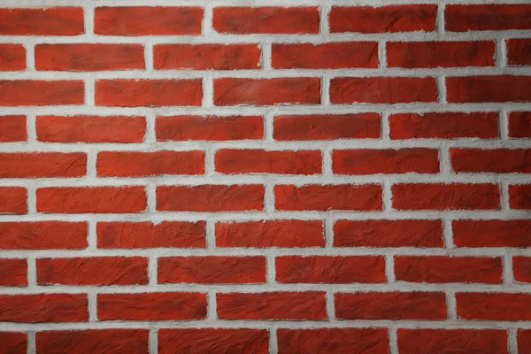 Pared de ladrillo rojo — Foto de Stock