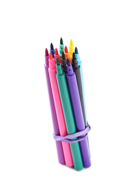 Colored Felt-tip pens — Stock Photo, Image