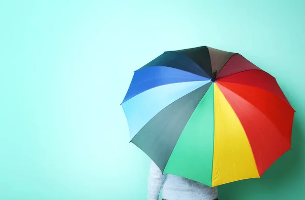 Colorful opened umbrella — Stock Photo, Image