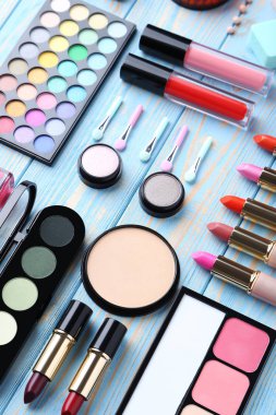 Farklı makyaj kozmetik 