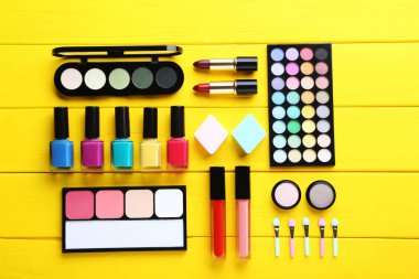 Farklı makyaj kozmetik 