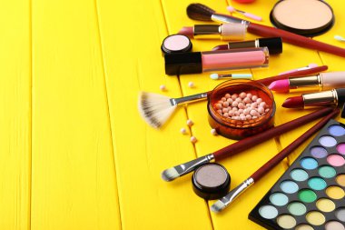 Farklı makyaj kozmetik 