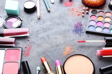 Farklı makyaj kozmetik 