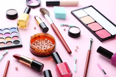 Farklı makyaj kozmetik 