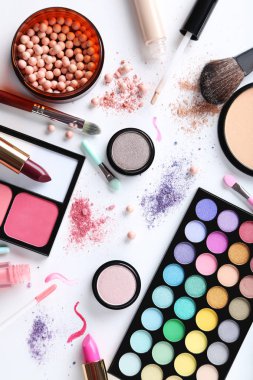Farklı makyaj kozmetik 
