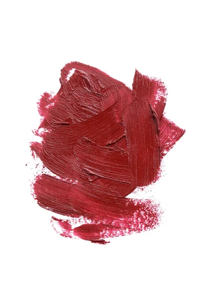 Colpo di rossetto rosso — Foto Stock