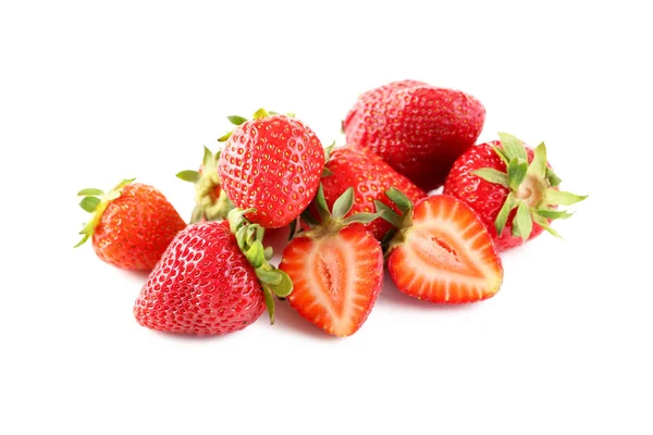 Haufen frischer Erdbeeren — Stockfoto