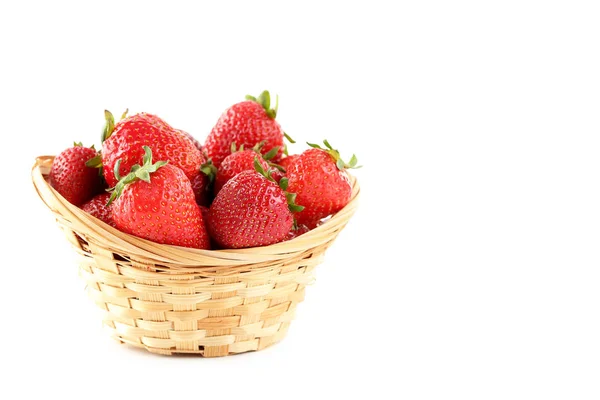 Haufen frischer Erdbeeren — Stockfoto