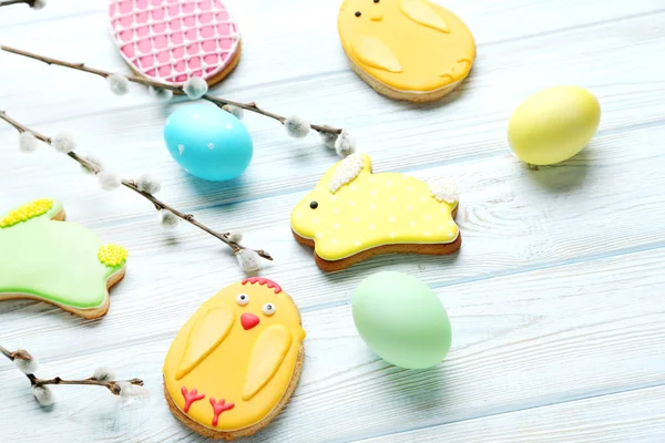 Colorful easter cookies — Stock Photo, Image