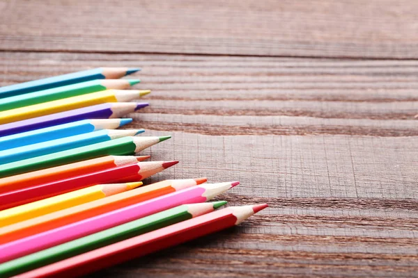 Pile of drawing colorful pencils — Stock Photo, Image