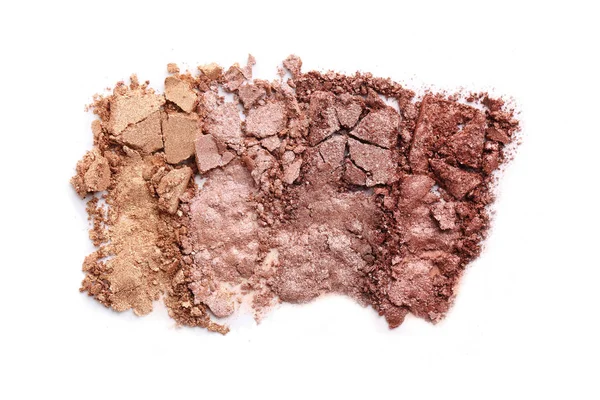 Brown crushed makeup eyeshadow — Stock Photo, Image