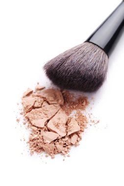 Makyaj kaptırdın fırça ile