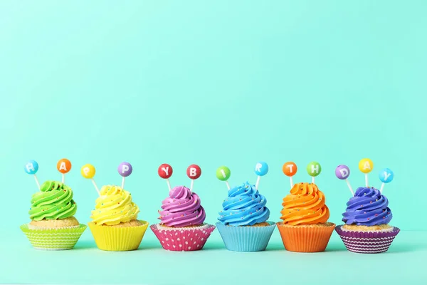 Sabrosos cupcakes de vacaciones — Foto de Stock