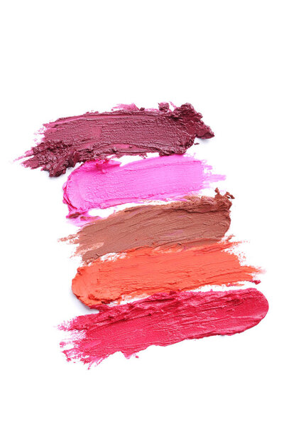 Выделенный штрих помады
 