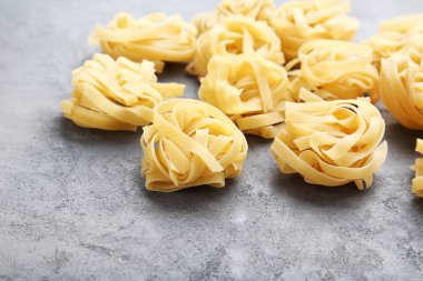 Erişte makarna yakın çekim