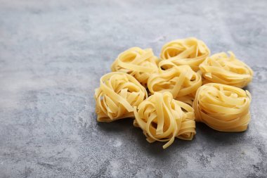 Erişte makarna yakın çekim