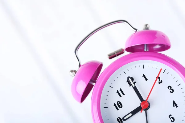 Pink alarm clock — Stock Photo, Image