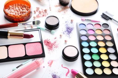 Farklı makyaj kozmetik 