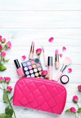 Farklı makyaj kozmetik 