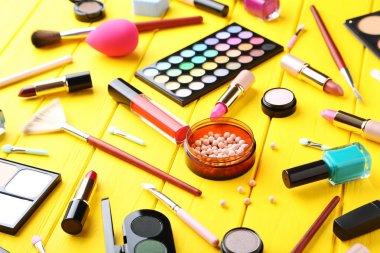 Farklı makyaj kozmetik 