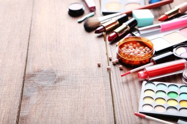 Farklı makyaj kozmetik 