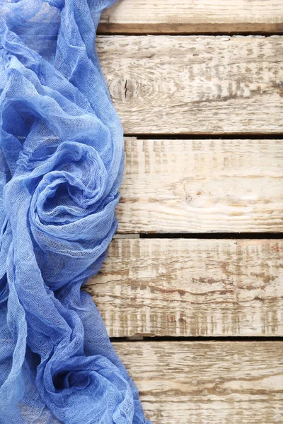 Tessuto garza blu — Foto Stock