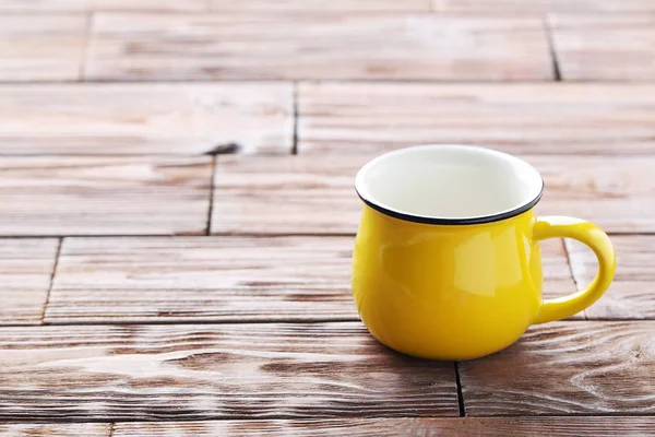 Yellow mug for coffee