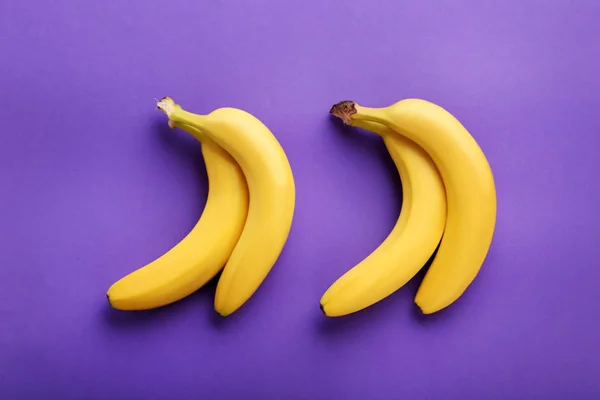 Пучки сладких бананов — стоковое фото