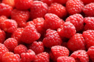 Olgun tatlı Kırmızı Ahududu 