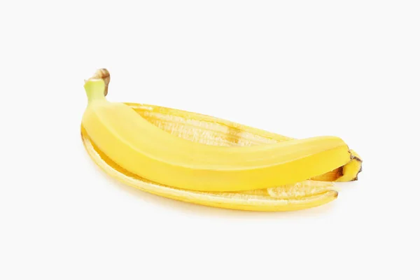 Gele banaan huid — Stockfoto