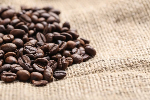 Brown roasted coffee beans — Stock Photo, Image