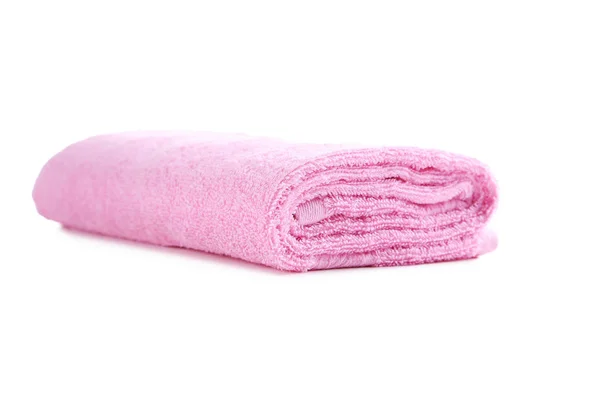 Roze lichaam handdoek voor badkamer — Stockfoto