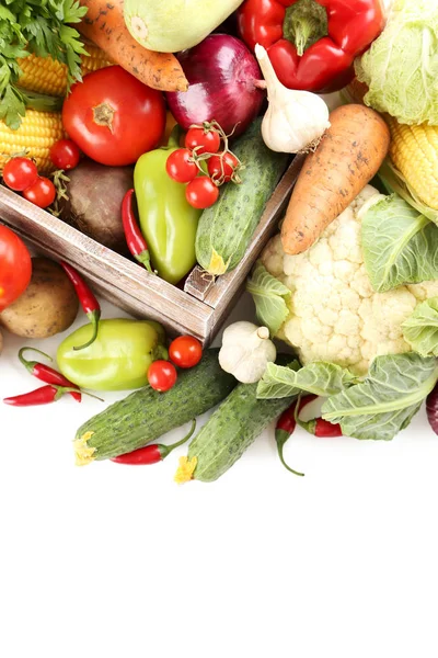 Dojrzałe i smaczne owoce i warzywa — Zdjęcie stockowe